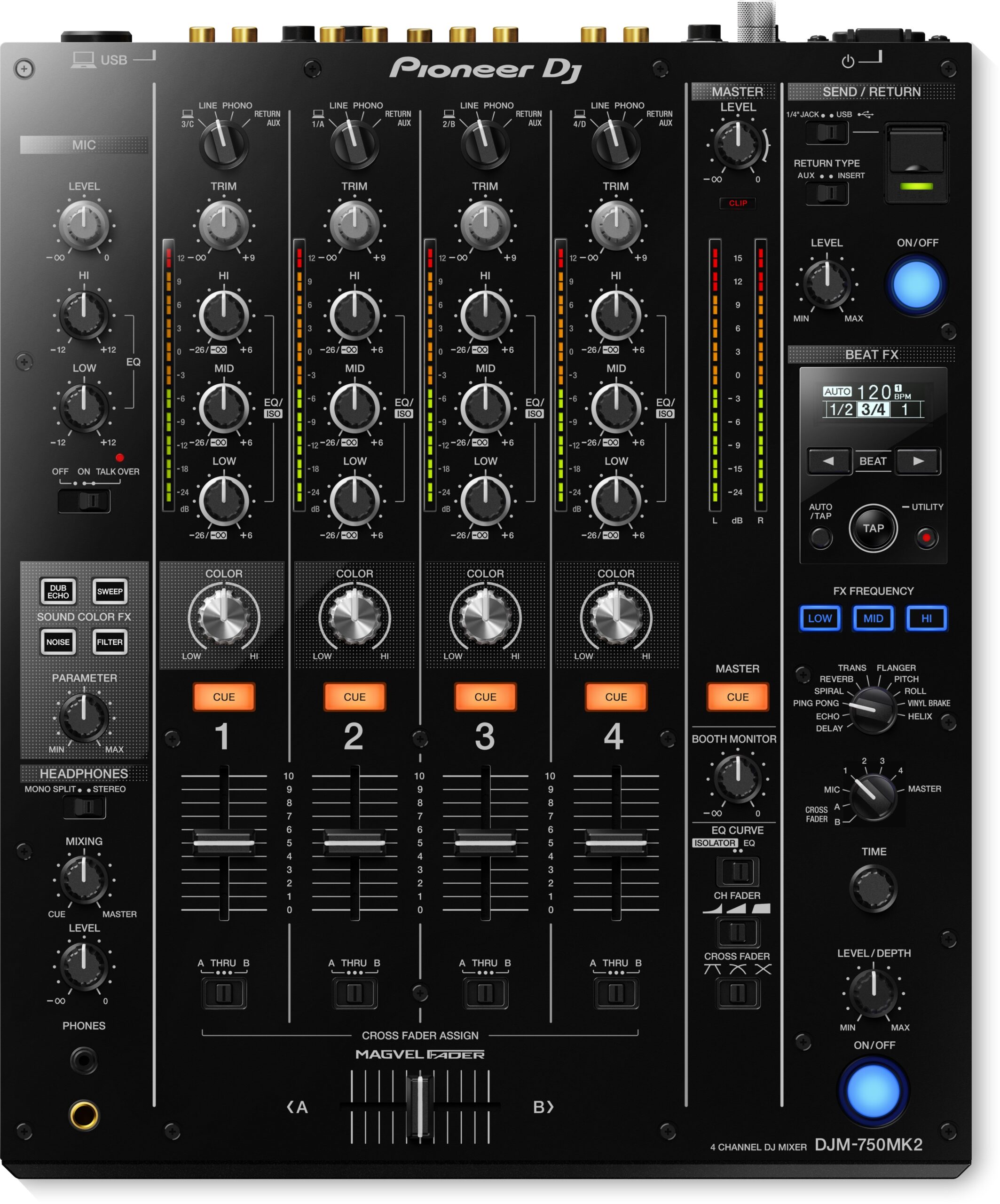 PIONEER DJ DJM 750 MK2 mixer digitale professionale