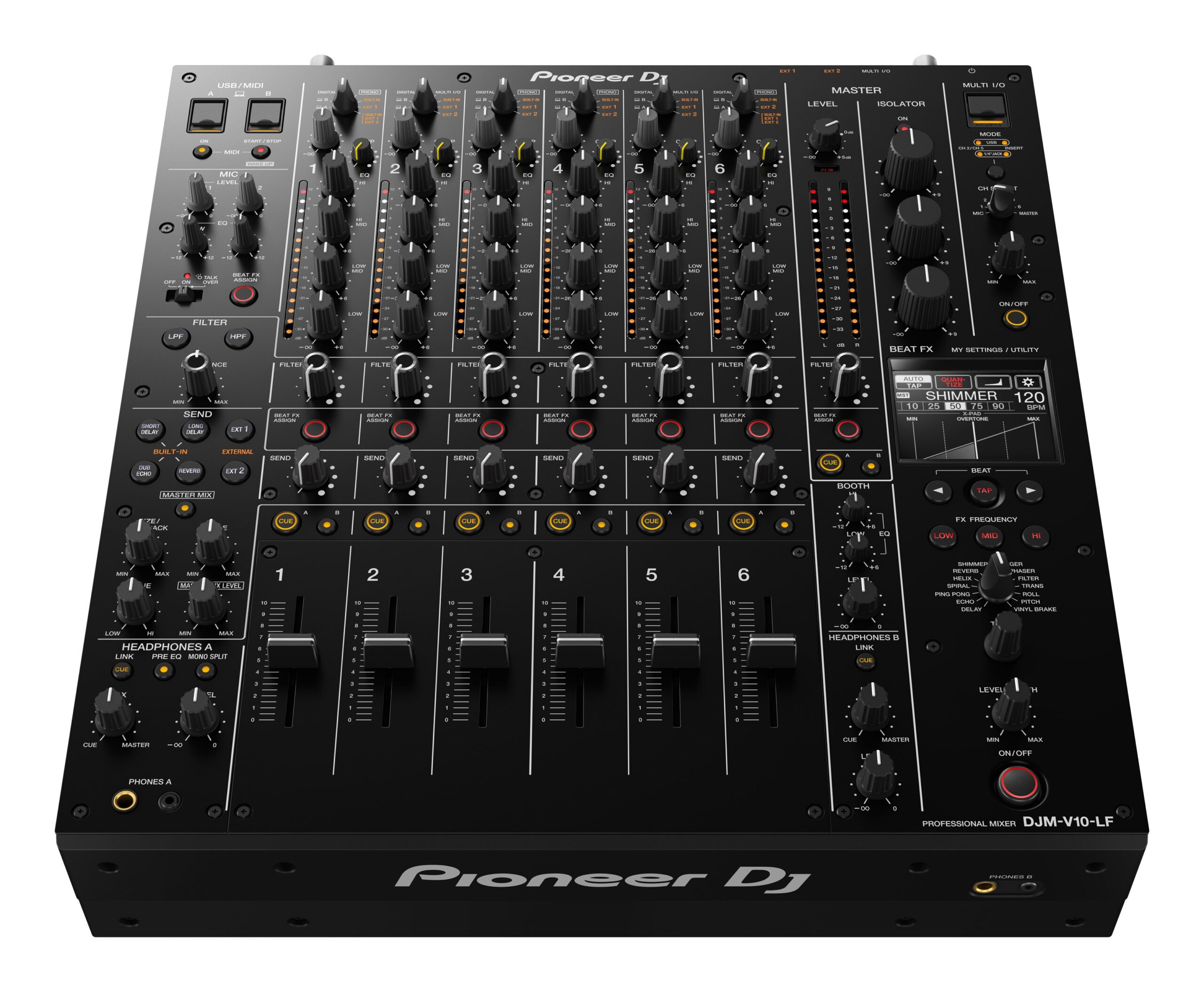 PIONEER DJ DJM V10 LF MIXER 6 CANALI - immagine 5