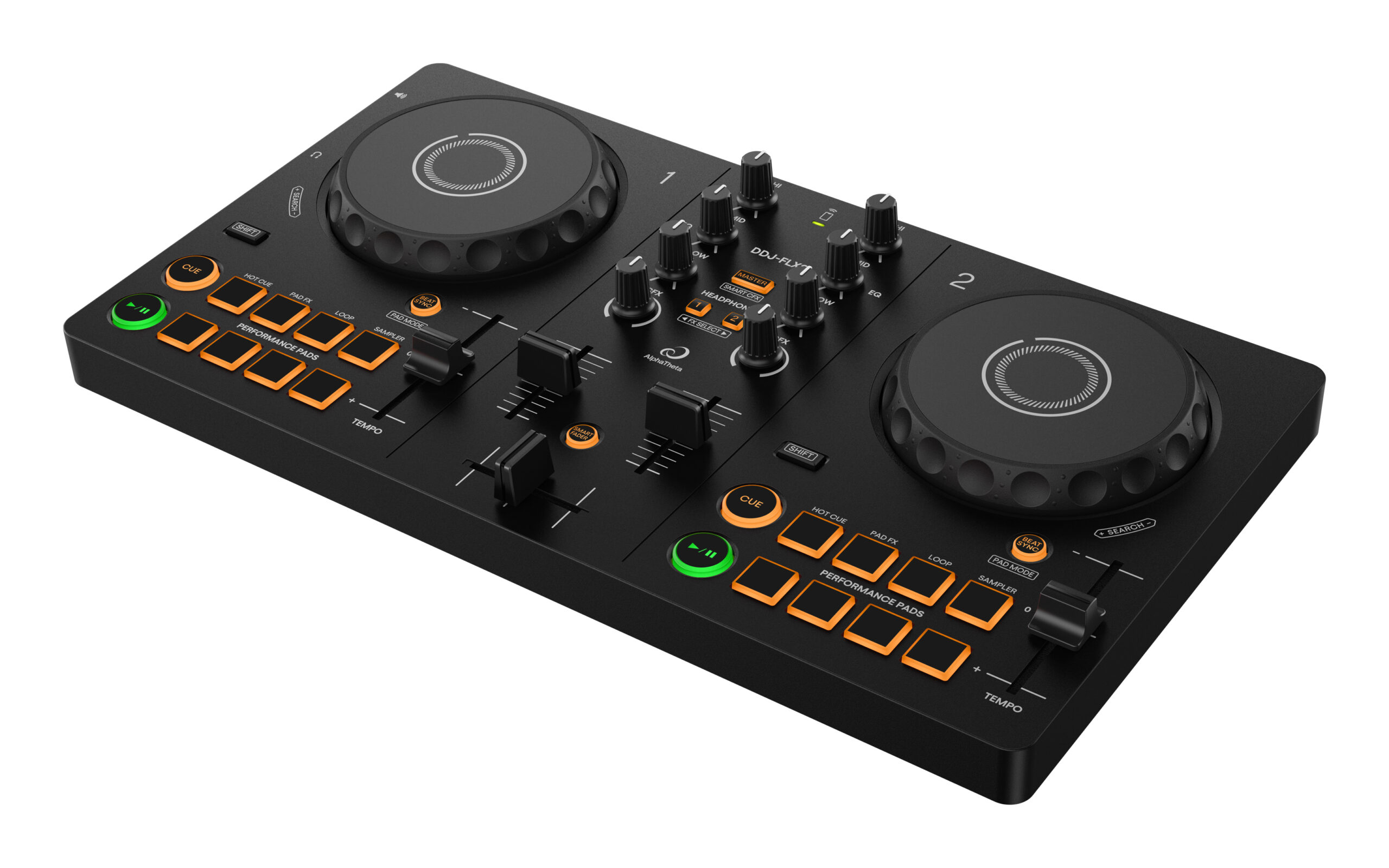 AlphaTheta DDJ FLX2 Console DJ compatta a 2 canali - immagine 2